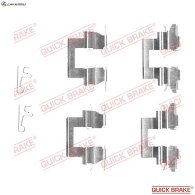 ZUBEHÖRSATZ SCHEIBENBREMSBELAG 109-1608 FÜR TOYOTA CAMRY 1AZ-FE 2.0L 4cyl CAMRY