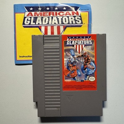 American Gladiators NES Video Game Cartridge (Nintendo, 1991) Authentic Tested