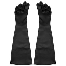 2X(Sand Blasting Gloves for Sandblast Cabinet Gloves 60x20cm V1T2)8403