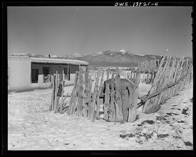 Photo:Taos Mountain as seen from Llano Quemado, New Mexico