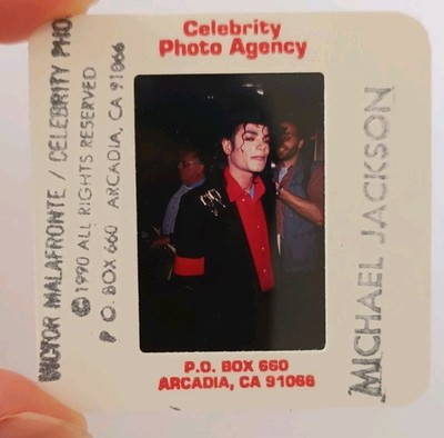 Michael Jackson Rare 35mm Promo Photo Slide - Vintage Archive Collectible.