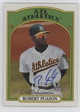 2021 Topps Heritage Minor League Edition Real One Robert Puason #ROA-RP Auto 8k4