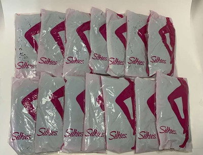 Set of 14 Silkies Control Top Pantyhose Mocha X-TALL 070403 USA 2016 NOS
