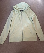 Worn Once Lime Green Hoodie Fleece Size S Gym Training Casual Full Zip Dunnes