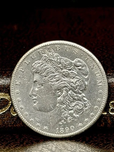 1890 cc Morgan Silver Dollar $1 Circulated Business Strike 0.9 Fineness US Coin