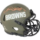 Nick Chubb Autographed/SIgned Cleveland Browns 22 STS Mini Beckett 53606