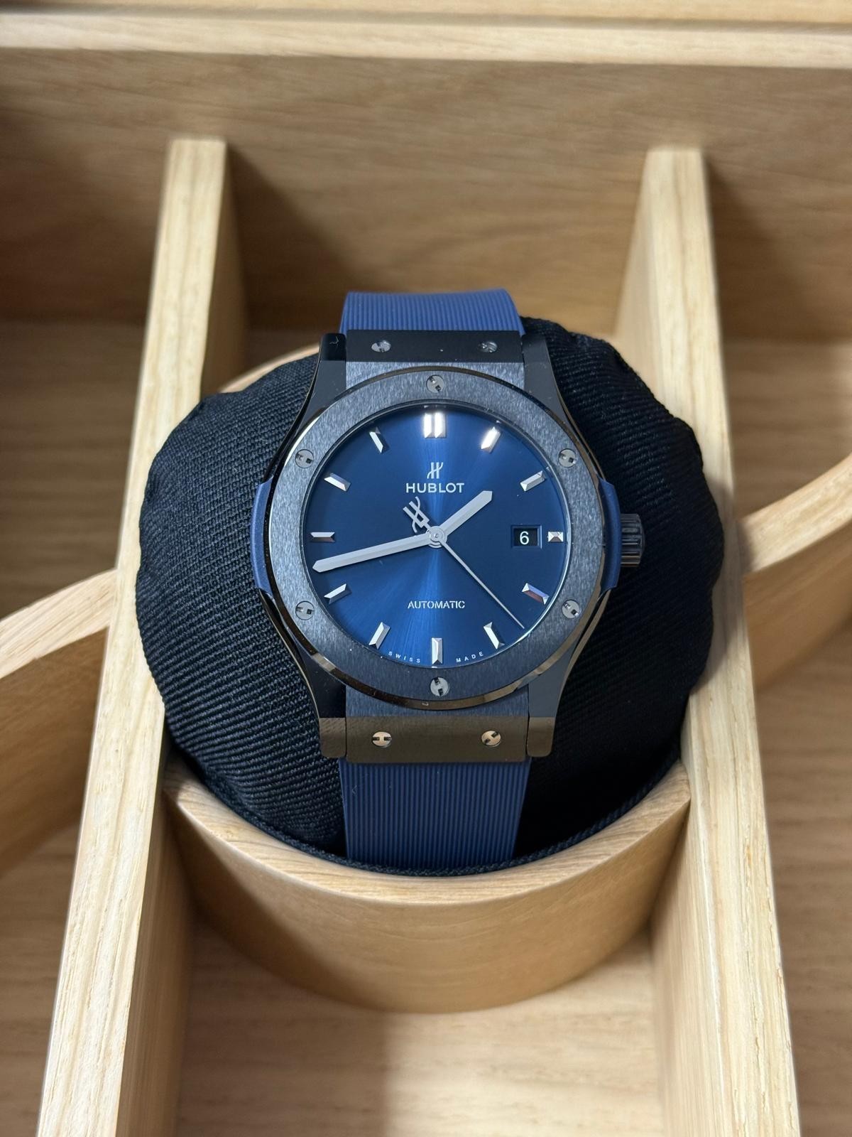 HUBLOT 542.CM.7170.RX CLASSIC FUSION  CERAMIC BLUE 42MM