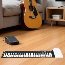  Tastiera Elettrica Portatile Pianoforte Digitale Pieghevole Musica Elettronica