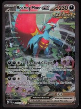 Roaring Moon ex 251/182 Special Illustration Rare Paradox Rift Pokemon