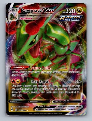 RAYQUAZA VMAX 111/203 HOLO VMAX RARE EVOLVING SKIES POKEMON NM