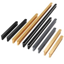 5 Pack Gold Cabinet Pulls - Brushed Brass Kitchen Hardware Handles for Dresse...