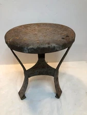 Vintage Milking Stool Wisconsin Dairy Farm Primitive Decor Country  11.5"