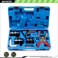 With Ring Expander, Ring Groove Cleaner Engine Piston Ring Service Tool Kit New
