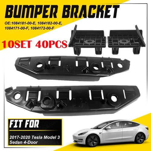 Soportes de retención de soporte de parachoques 4-40X diestro para 17-20 Tesla Model3 sedán 4 puertas - Imagen 20 de 25