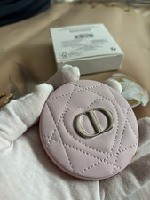 Dior Beauty Pink Silver Portable Double sided Makeup Mirror