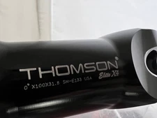 Thomson Elite X4 Mountain Bike Stem SM-E133 31.8 x 100mm, 0d Rise