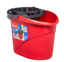 O-Cedar QuickWring  2.5 Gallon Mop Bucket with Wringer, Red
