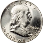 1960 Franklin Half Dollar - Near FBL - Blast White - Brilliantly Uncirculated!