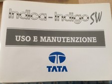 Manuale uso e manutenzione *ORIGINALE* TATA Indica Indigo cod. LUM-TII