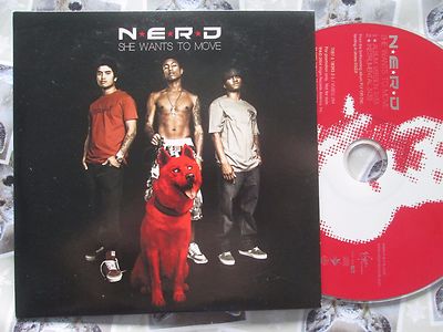 N*E*R*D    She Wants To Move Virgin RECORDS VUSDJ284 UK Promo CD by N.E.R.D.