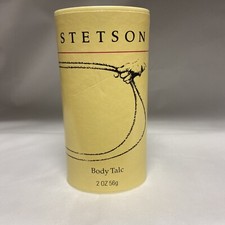 Stetson Body Talc for Men 2.0 oz Vintage New