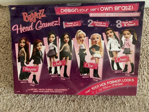Bratz Design Your Own/Head Gamez With Cloe Doll 2006 MGA Entertainment NIB/NRFB - Picture 3 of 19