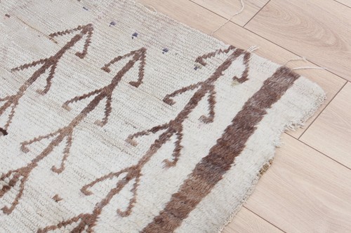 Alfombra Tulu tribal fragmentada pavo 3,51'x4,33' vintage envío rápido 11884 - Imagen 8 de 24