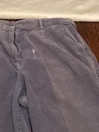 Vintage LL Bean Corduroy Pants Womens Size 12 Petite Blue - Picture 5 of 13