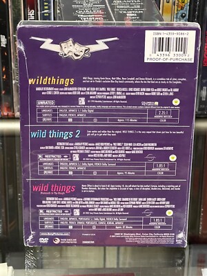 Wild Things 1 2 3 Diamonds in The Rough DVD Trilogy Triple
