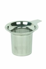 Colino per tè in acciaio inox teiera filtro per tè rete per tè colino per tè cesto grande con manico