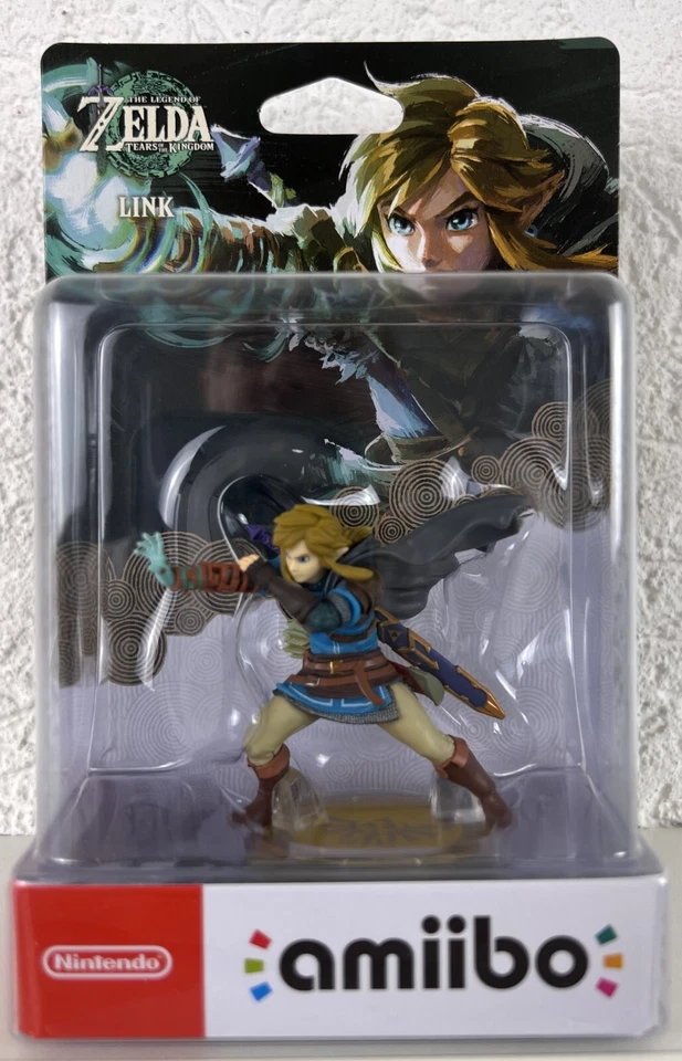 Link Tears of the Kingdom Amiibo Figur Legend of Zelda WiiU Switch 3DS Neu OVP - Bild 1 von 1