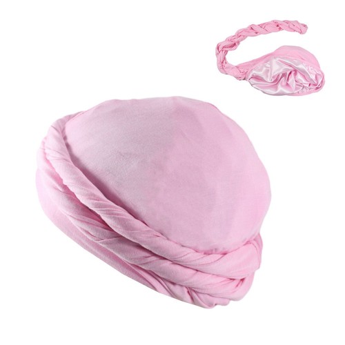 Waybas Satin-Turban Für Erwachsene (Unisex) – Extra Groß, Weich & Atmungsaktiv