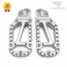 CNC Wide Dirtbike Pivot Footpeg Footrest For Husqvarna 85cc-530cc All 2005-2015