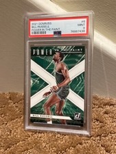2021 Donruss Bill Russell Power in the Paint Insert Card PSA 9 NEW CASE LOW POP