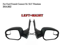 Pair Left+Right Side Door Mirror for 2014-2024 Ford Transit Connect XL XLT Titai