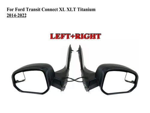 Pair Left+Right Side Door Mirror for 2014-2024 Ford Transit Connect XL XLT Titai