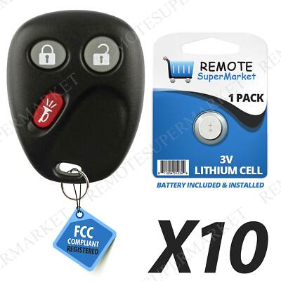 Lot 10 Wholesale Bulk Entry Remote Key Fob for 03-06 Cadillac Escalade ESV EXT