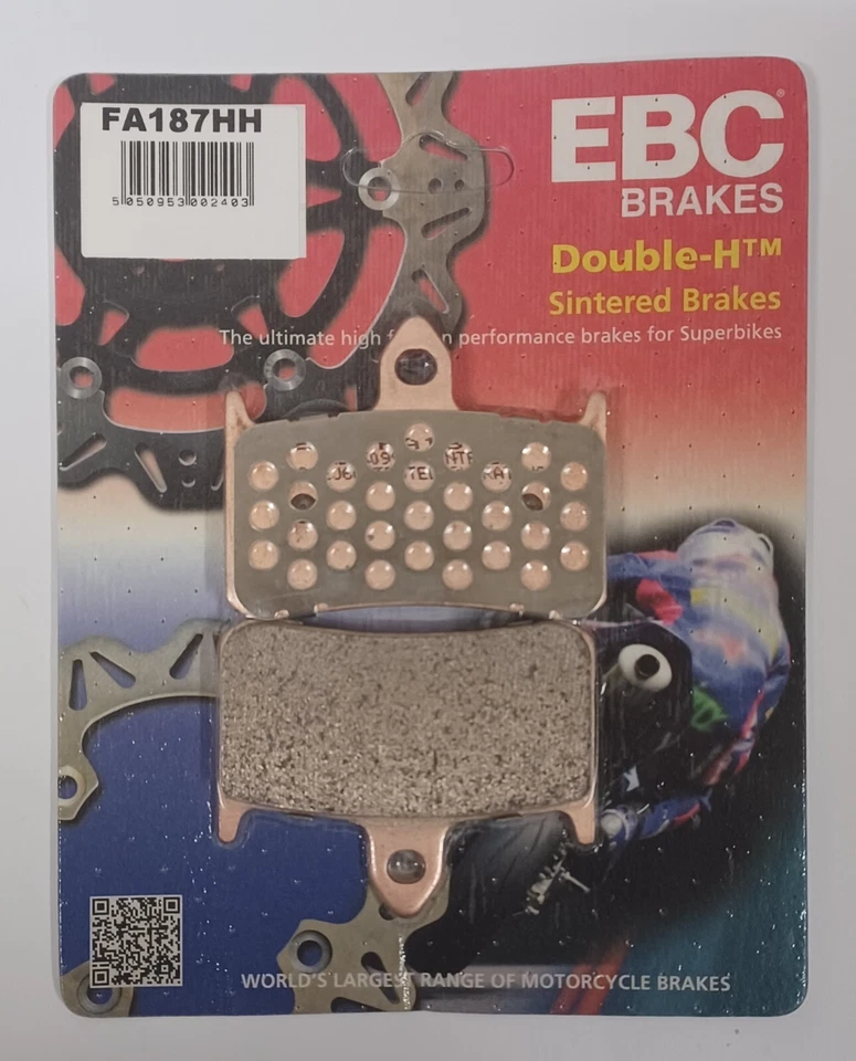 Pastillas de freno delanteras y traseras sinterizadas EBC para HONDA CBR900RR FIREBLADE (1992 a 1997) Foto 3 de 4