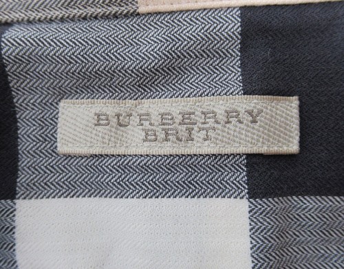 Burberry Brit Men's Check Cotton Button Down Shirt Archive Beige Size S - Picture 11 of 12