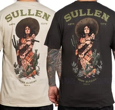 Sullen Guns Blazing Premium Fit SCM6701 Short Sleeve T-shirt For Men | 2 Colors