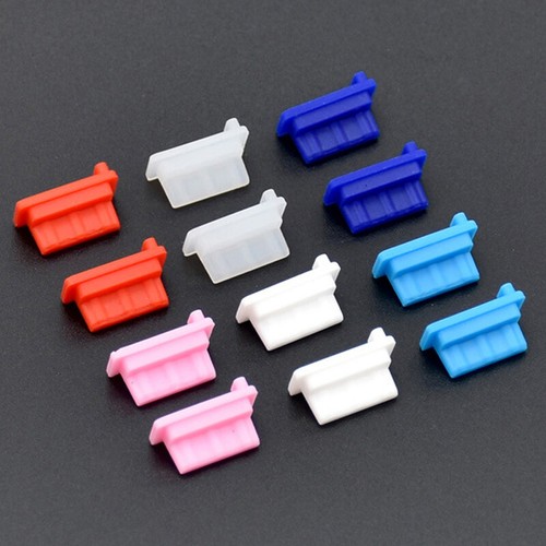 10X USB Dust Plug Charger Port Cover Cap Female Jack Interface Dustproof Protect - Zdjęcie 3 z 15
