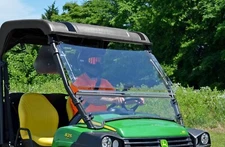 John Deere Gator Scratch Resistant Flip Windshield by SuperATV - FWS-JD-G-825-70