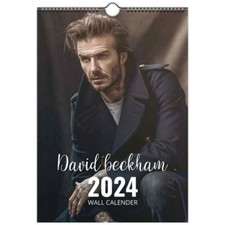 David beckham 2026/27 Personalised Calendar  Choose start month