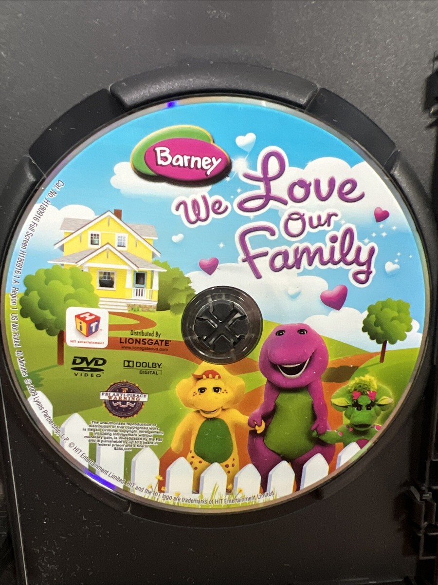 その他 We Love Our Family [DVD] Barney We Love Our Family (2009, DVD) With Slipcover No