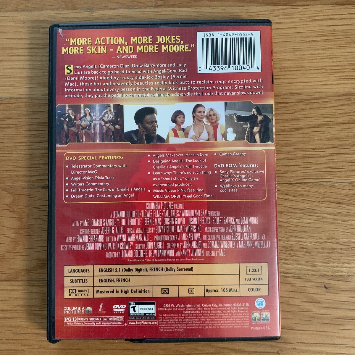 NEW Charlies Angels: Full Throttle DVD. Original Theatrical