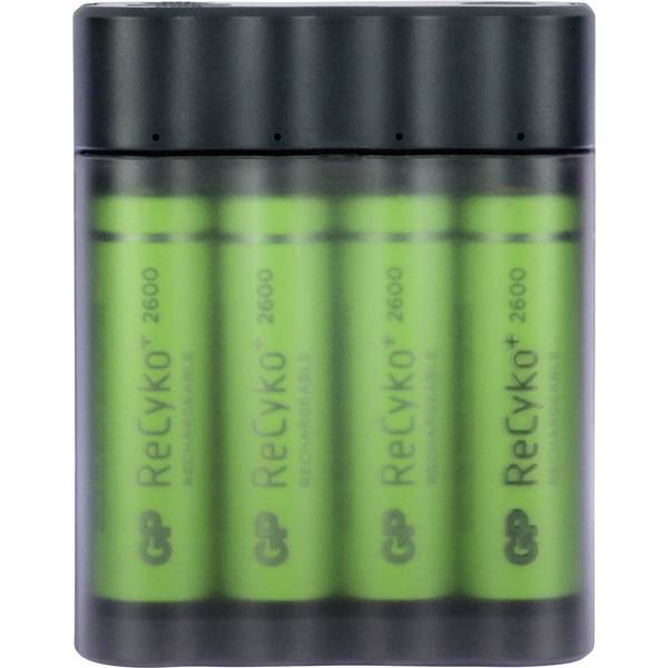 GP Batteries GPCHX411CAW853  Charge Anyway X411 Caricabatterie universale NiMH M
