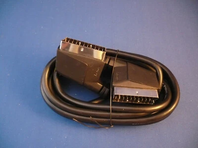 Scart Verbindungsstecker 21-polig, 3,0m, schwarz, voll beschaltet von HAMA !!! - Bild 1 von 2
