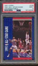 1991 Fleer Michael Jordan #238 Unforgettable HOF Chicago Bulls PSA 9 CENTERED