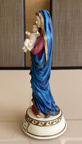 DIVINITY COLLECTION "JUNGFRAU MARIA UND BABY JESUS MUSIKSTATUE". 8 1/2" HOCH - Bild 2 von 6