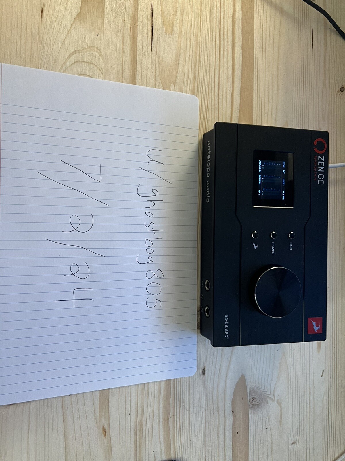 Antelope Audio Zen Go Synergy Core Desktop Thunderbolt Audio Interface